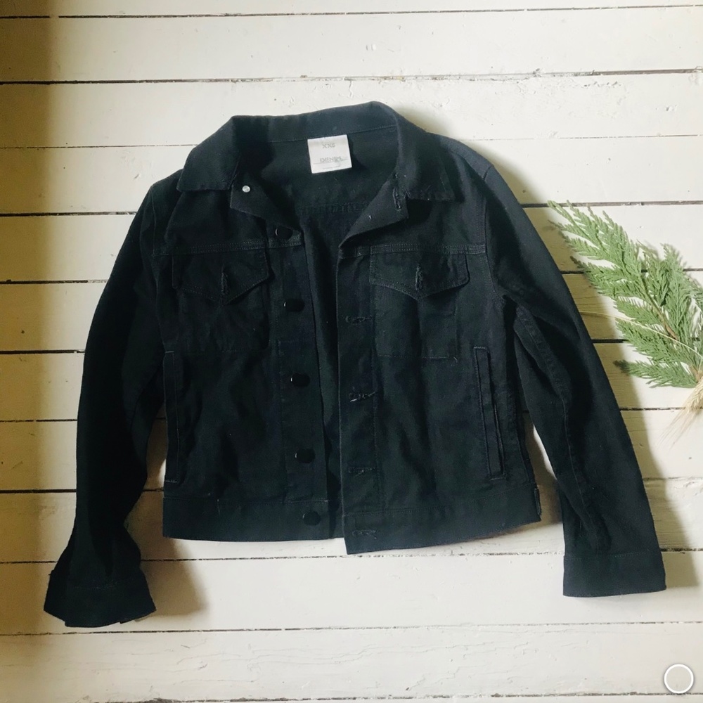 black denim jacket